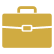A yellow briefcase is shown on the green background.